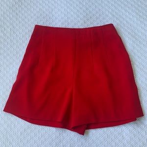 Red Club Monaco High Waisted Shorts (US 4)